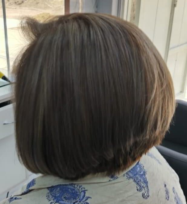 Bob con acabado liso